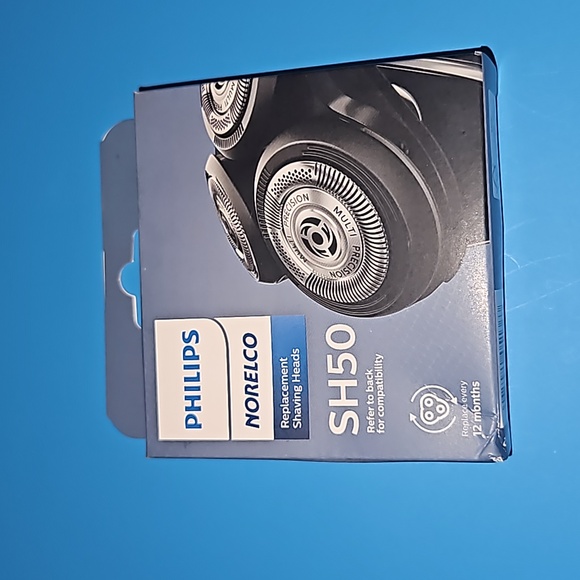 Philips Norelco SH50 replacement shaver head razor blade heads NEW SEALED - Picture 1 of 10